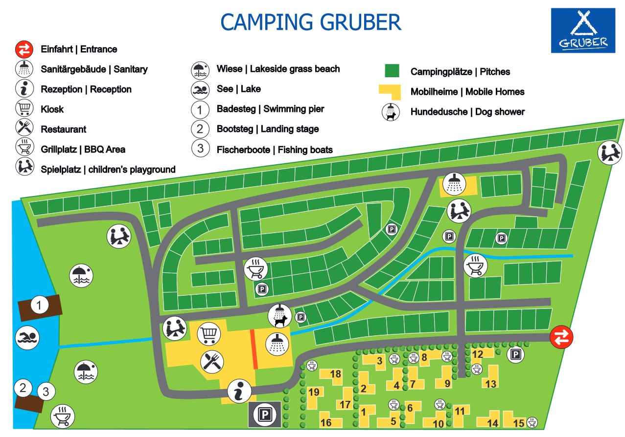 Lageplan Camping