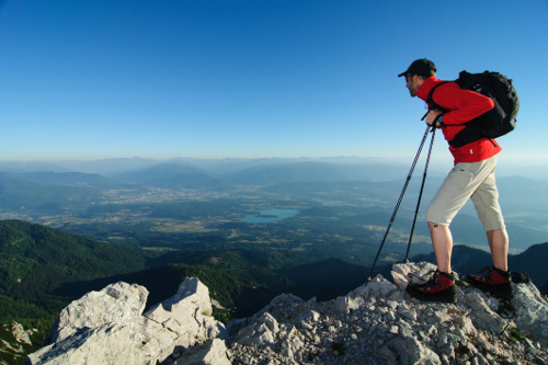 Wandern und Laufen